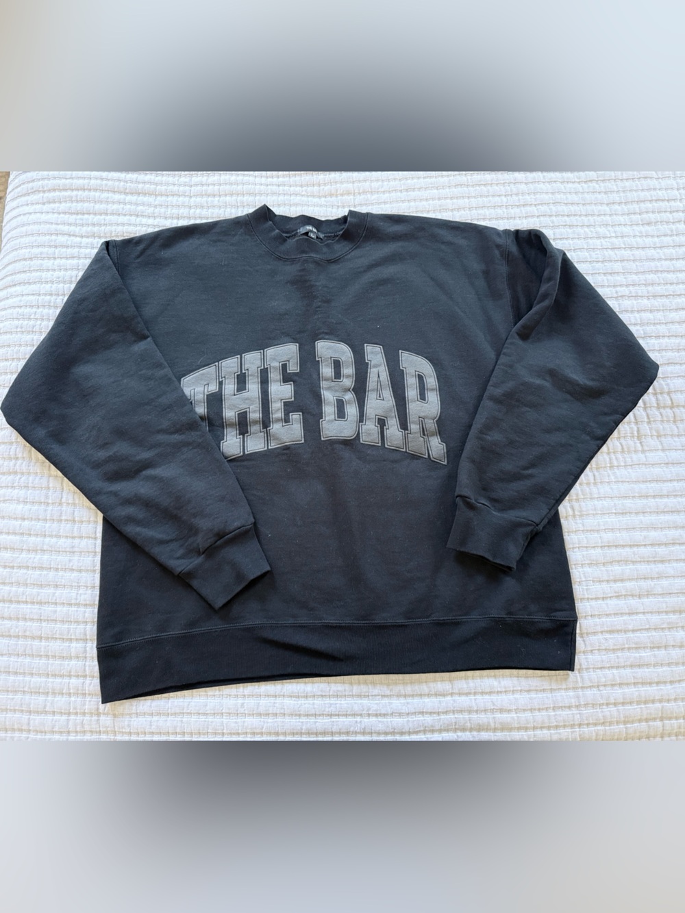 THE BAR Sweatshirt Varsity Crewneck
